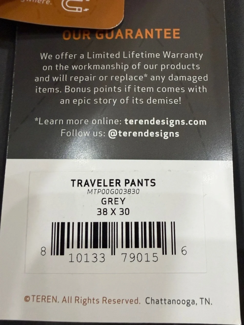 Men's Gray Insect Repellent Teren No Fly Zone Traveler Pant